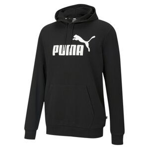 PUMA Mikina  černá / bílá