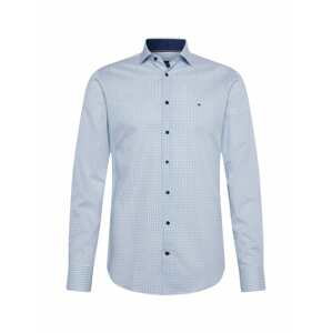 Tommy Hilfiger Tailored Společenská košile  bílá / námořnická modř / světlemodrá
