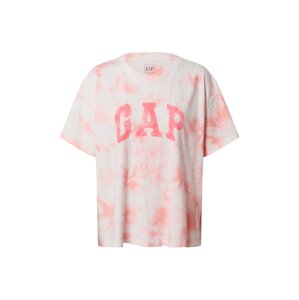 GAP Tričko  pink / bílá