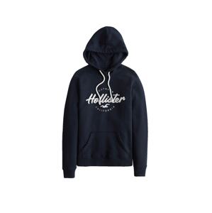 HOLLISTER Sweatshirt  námořnická modř / bílá