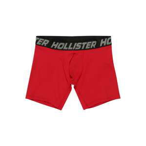 HOLLISTER Boxerky  červená / černá / šedá