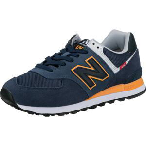 new balance Tenisky  černá / bílá / tmavě modrá / zlatě žlutá