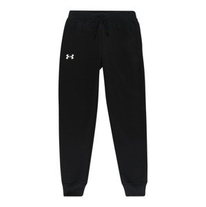 UNDER ARMOUR Sportovní kalhoty 'Rival'  černá / bílá