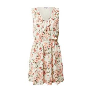 ABOUT YOU Letní šaty 'Dena'  krémová / zelená / růžová
