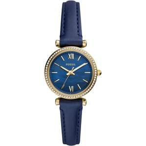 FOSSIL Analogové hodinky  modrá / zlatá