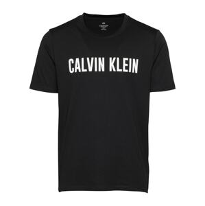 Calvin Klein Performance Funkční tričko  černá / bílá