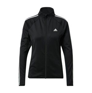 ADIDAS PERFORMANCE Sportovní mikina s kapucí  černá / bílá