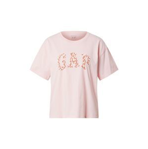 GAP Tričko  světle růžová / humrová / bílá