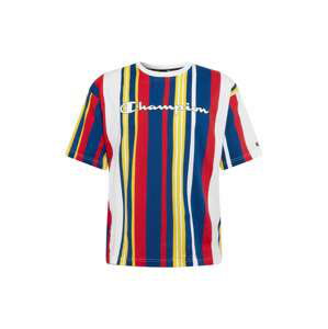 Champion Authentic Athletic Apparel Tričko  bílá / modrá / žlutá / červená