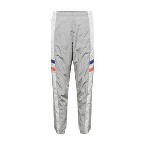 NIKE Sportovní kalhoty  šedá / bílá / modrá / svítivě oranžová