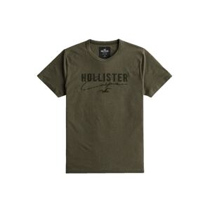 HOLLISTER Tričko  khaki