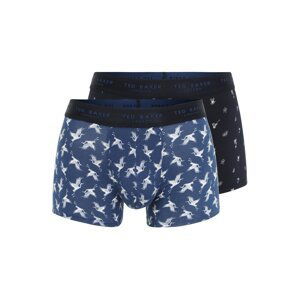 Ted Baker Boxerky  bílá / noční modrá / kouřově modrá