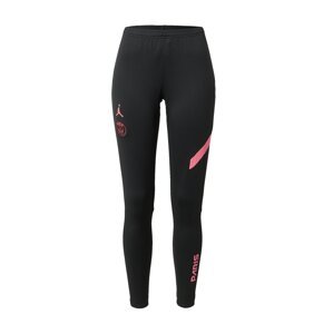 NIKE Sportovní kalhoty 'Paris Saint-Germain'  černá / pink