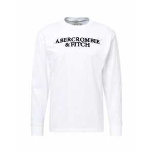 Abercrombie & Fitch Tričko  bílá / černá