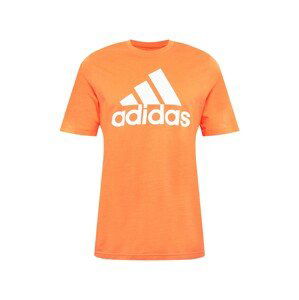 ADIDAS PERFORMANCE Funkční tričko  oranžová / bílá