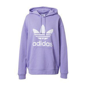 ADIDAS ORIGINALS Mikina  bílá / světle fialová