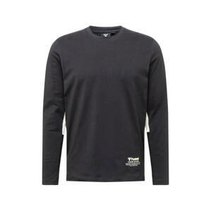 Hummel Funkční tričko 'Alaska'  černá / bílá / šedá