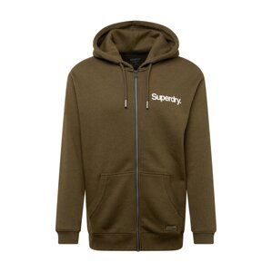 Superdry Mikina s kapucí  tmavě zelená