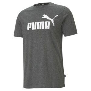 PUMA Funkční tričko  tmavě šedá / bílá