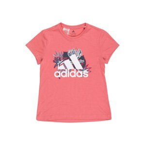 ADIDAS PERFORMANCE Funkční tričko  pitaya / bílá / šedá / tmavě šedá