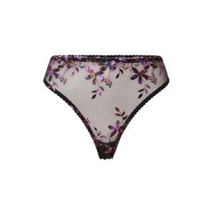 Aurore Lingerie Tanga 'Peonia'  pink / černá / fialová