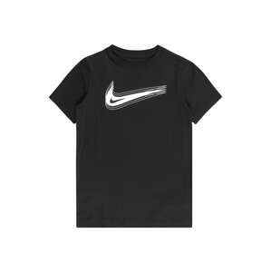 Nike Sportswear Tričko  černá / bílá