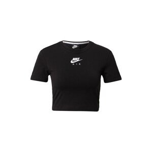 Nike Sportswear Tričko  černá / bílá