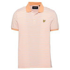 Lyle & Scott Tričko 'Summer'  meruňková / bílá / žlutá / černá