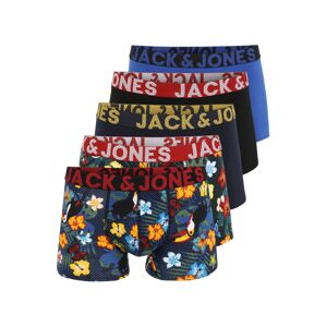 JACK & JONES Boxerky  námořnická modř / modrá / černá / bílá / zelená