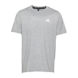 ADIDAS PERFORMANCE Funkční tričko  šedý melír / bílá