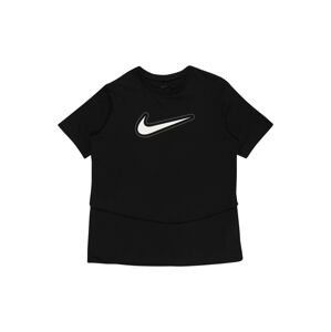 NIKE Funkční tričko 'Trophy'  černá / bílá