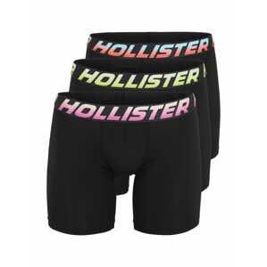 HOLLISTER Boxerky  černá / pink / žlutá / modrá / červená