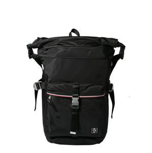 TOMMY HILFIGER Rucksack  černá / bílá / červená