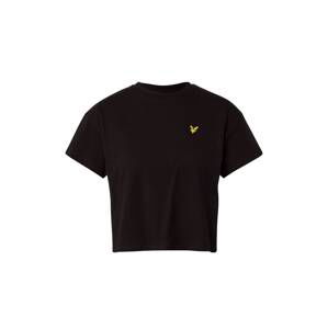 Lyle & Scott Tričko  černá