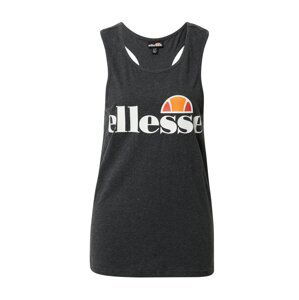 ELLESSE Top 'ABIGAILLE'  tmavě šedá / bílá / červená / oranžová