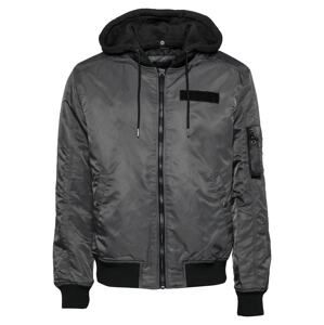 River Island Jacke  tmavě šedá / černá