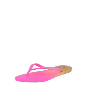 HAVAIANAS Žabky  bílá / pink / žlutá