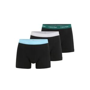 Calvin Klein Underwear Boxerky  černá / marine modrá / aqua modrá / jedle
