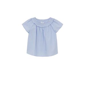 MANGO KIDS Bluse 'Danna'  modrá / bílá