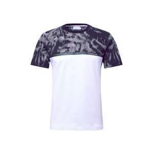Calvin Klein Tričko  bílá / tmavě fialová