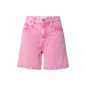 Calvin Klein Jeans Džíny  růžová / bílá / černá