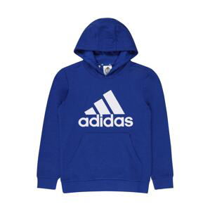 ADIDAS PERFORMANCE Sportovní mikina  modrá / bílá