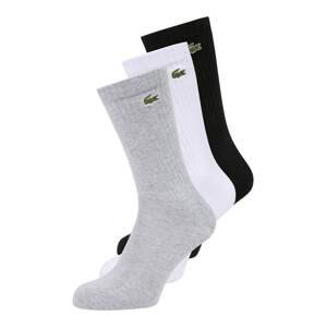 Lacoste Sport Sportovní ponožky  černá / šedý melír / bílá