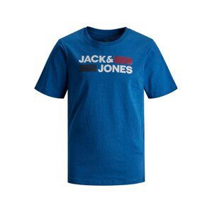 Jack & Jones Junior Tričko  královská modrá / ohnivá červená / černá / bílá