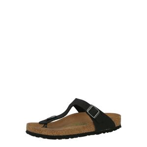 BIRKENSTOCK Žabky 'Gizeh'  černá