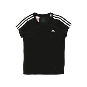 ADIDAS SPORTSWEAR Funkční tričko  černá / bílá