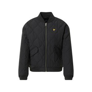 Lyle & Scott Přechodná bunda  černá / limone