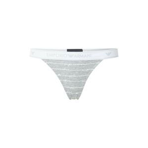 Emporio Armani Tanga  šedý melír / bílá