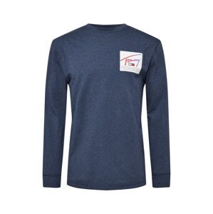 Tommy Jeans Tričko  marine modrá / kouřově modrá / pitaya / ohnivá červená / bílá