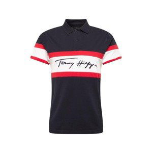 TOMMY HILFIGER Tričko  námořnická modř / červená / bílá